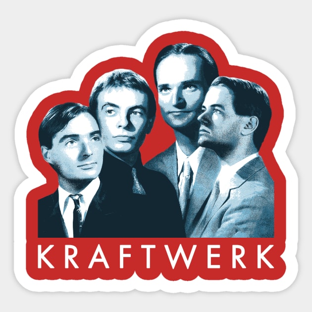 Kraftwerk Sticker by LondonLee